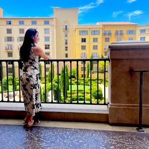 Black and white dress